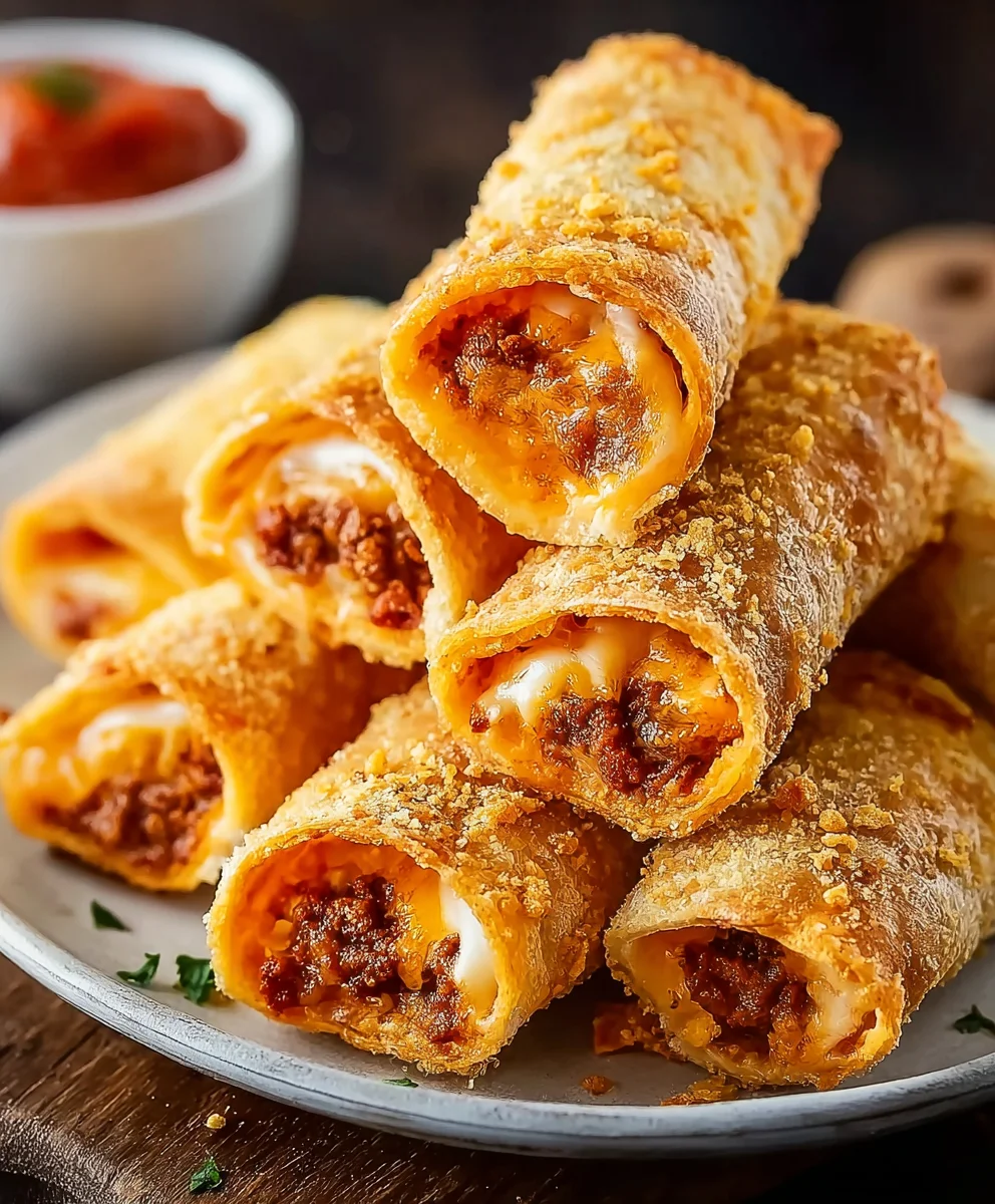 Doritos Beef-Pizza-Röllchen: Lecker & Schnell
