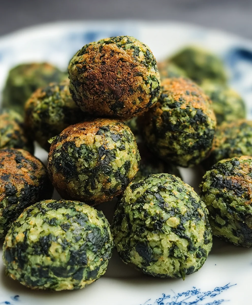 Kichererbsen & Grünkohl Polpette (Glutenfrei)