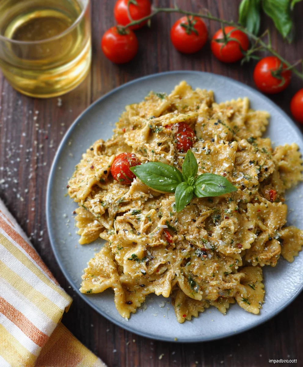 Pasta mit Thunfisch-Pesto: Einfach & Lecker