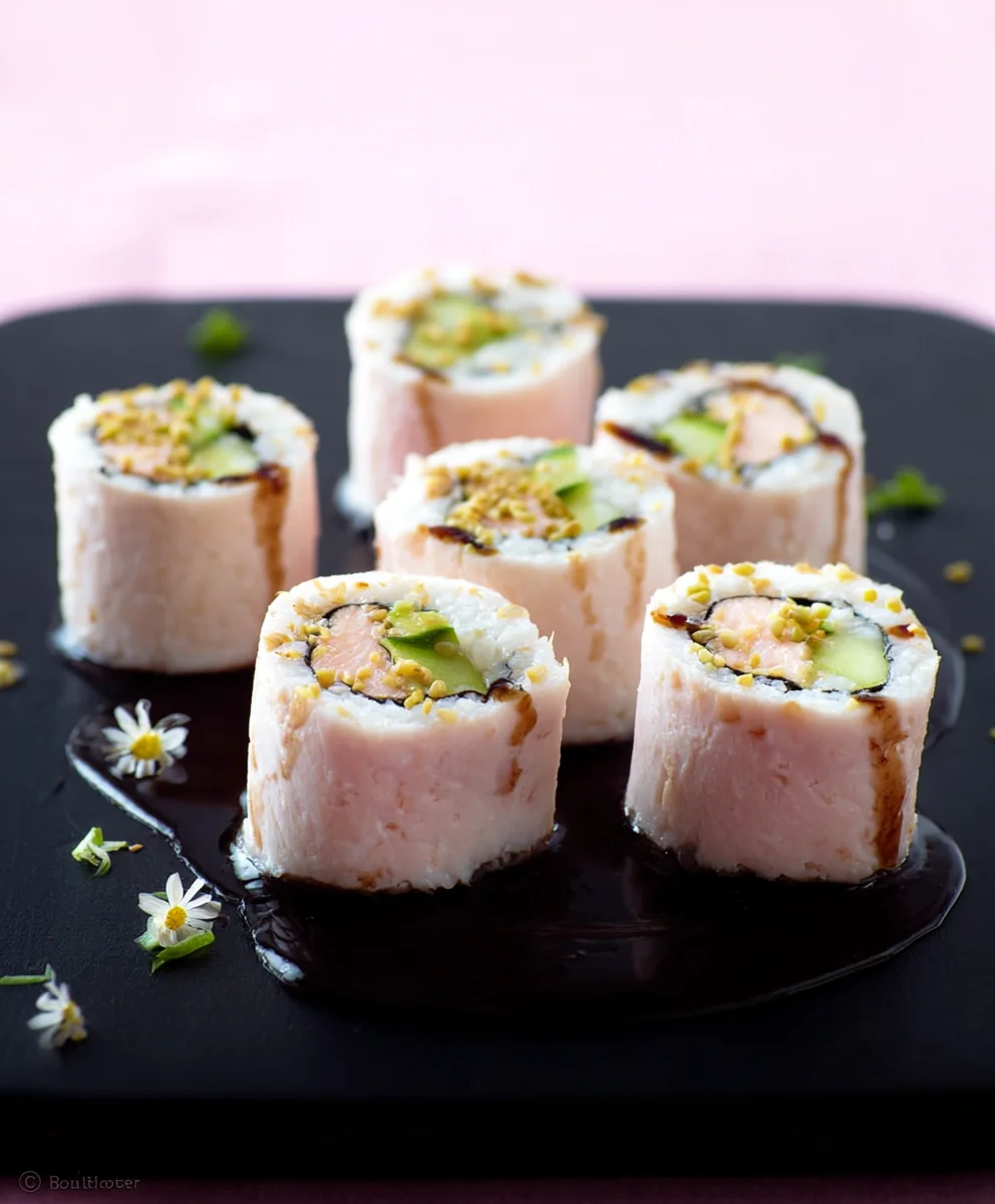 Sushi all'italiana: Italienisches Maki mit Rindfleisch & Meerrettich