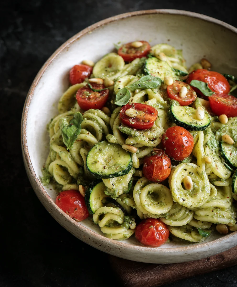 Pasta Fredda Pesto Zucchini: Sommerlich & Leicht