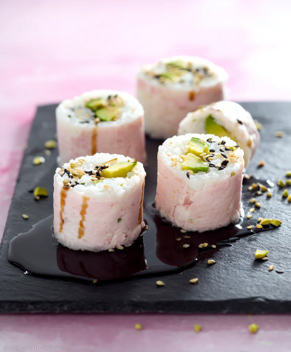 Sushi all'italiana: Italienisches Maki mit Rindfleisch & Meerrettich