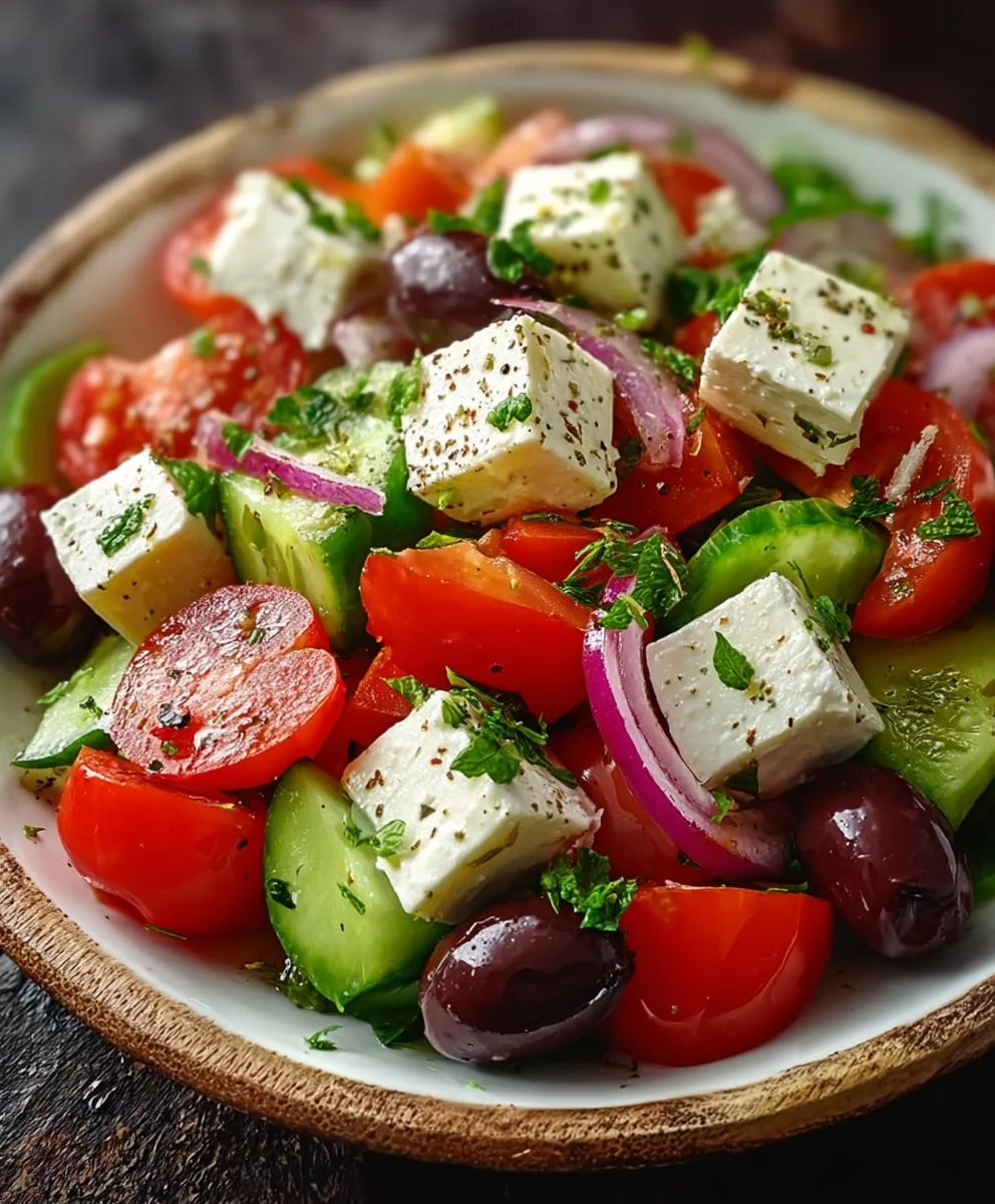 Griechischer Salat: Mediterraner Sommergeschmack