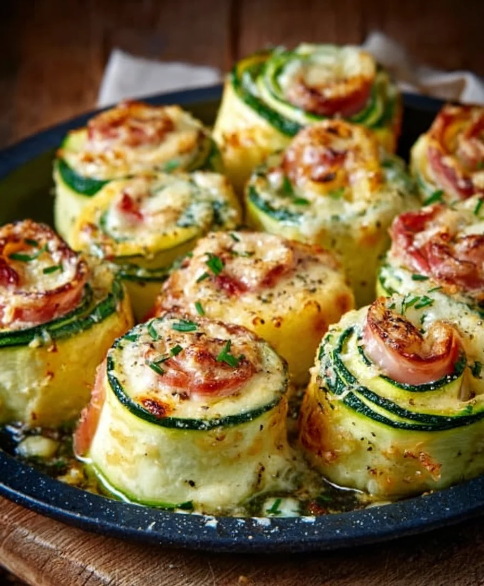 Zucchini-Rindfleisch-Röllchen mit Käse: Ultimatives Rezept