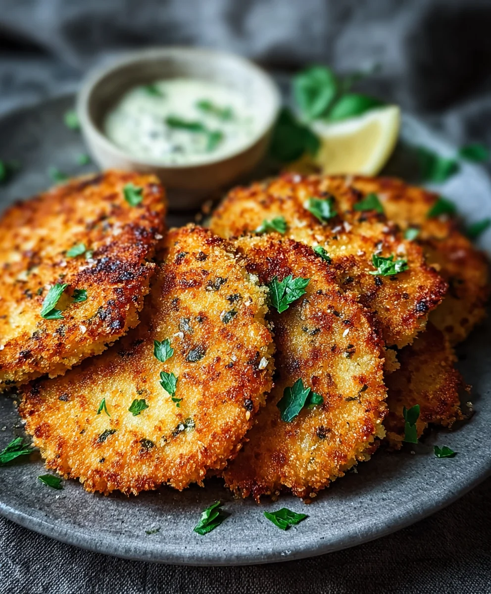 Luftfritteuse Kohlrabi Schnitzel: Feinschmecker-Rezept