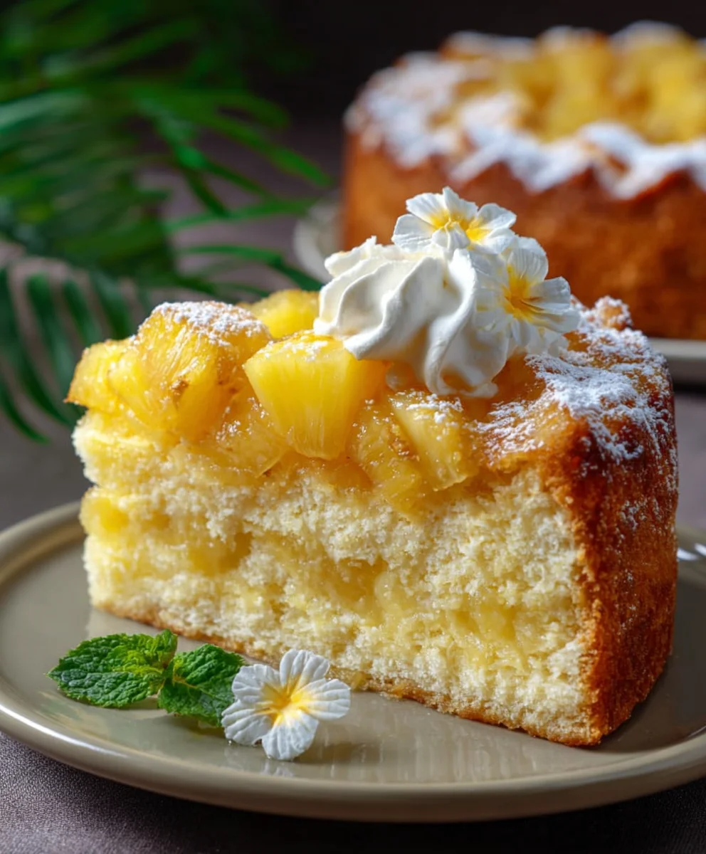 Saftiger Ananas-Sahne-Kuchen: Einfach & Lecker