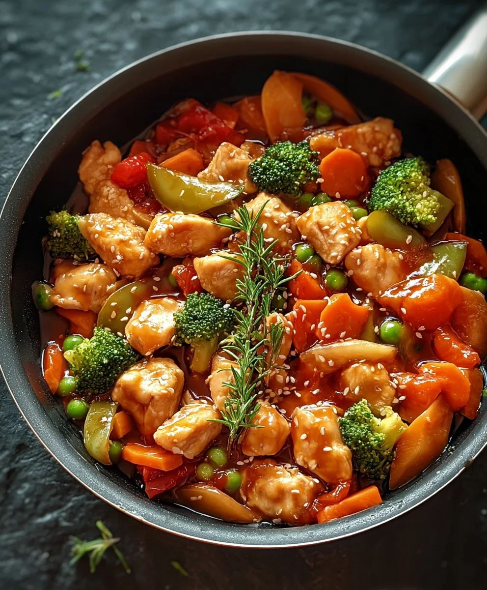 Veggie-Hähnchen-Pfanne: Schnell, Gesund & Lecker