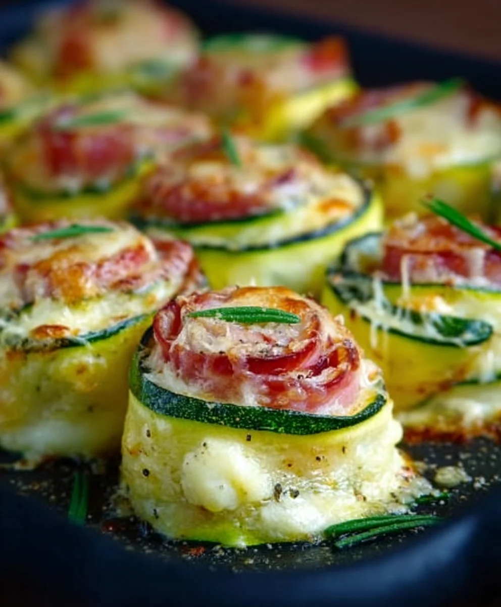 Zucchini-Rindfleisch-Röllchen mit Käse: Ultimatives Rezept