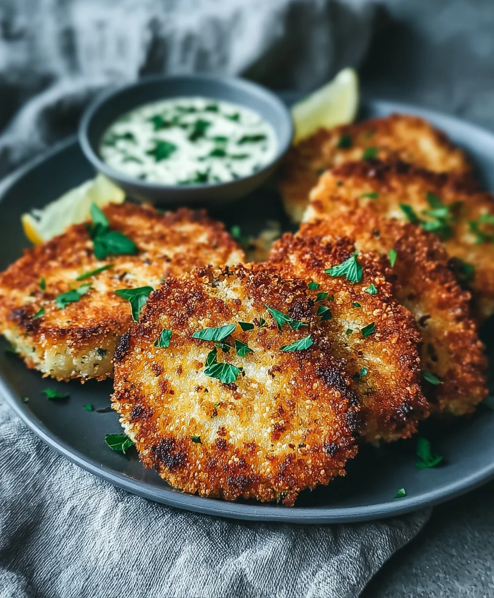 Luftfritteuse Kohlrabi Schnitzel: Feinschmecker-Rezept