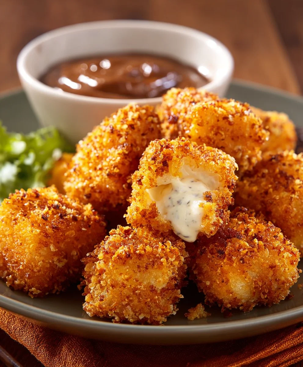 Knusprige Fisch-Nuggets mit würzigem Dipp | Einfach Lecker