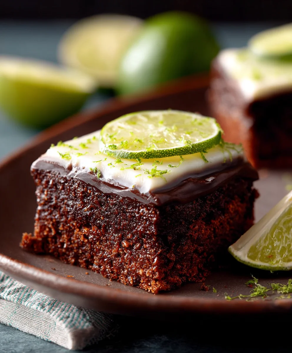 Schoko-Limetten-Schnitten: Saftig & Lecker!