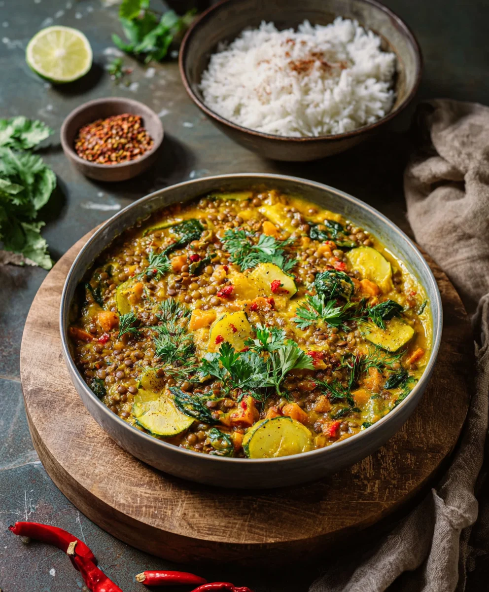 Veggie Curry mit Linsen – Einfach & Lecker