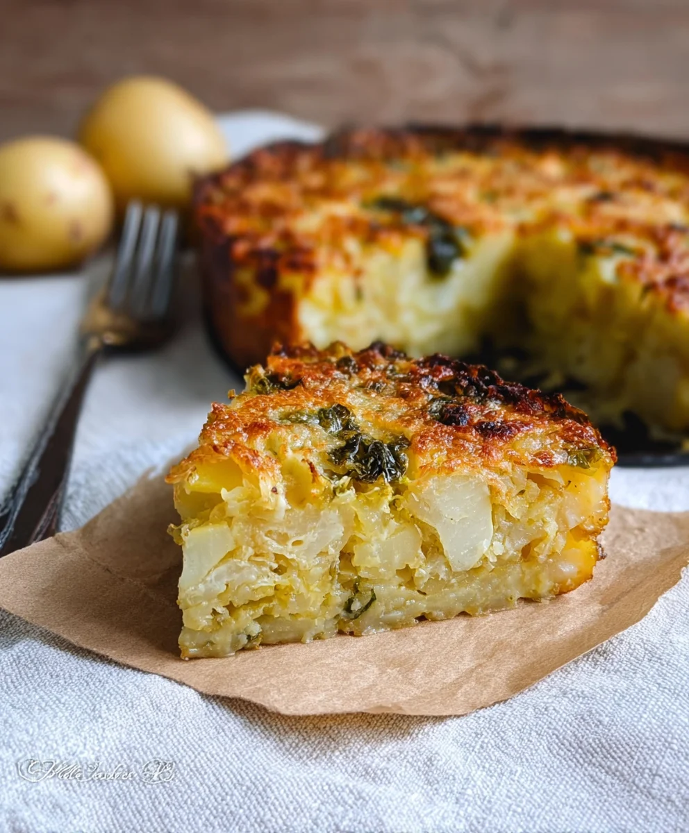 Sformato: Kartoffel-Wirsing-Auflauf mit geräuchertem Scamorza