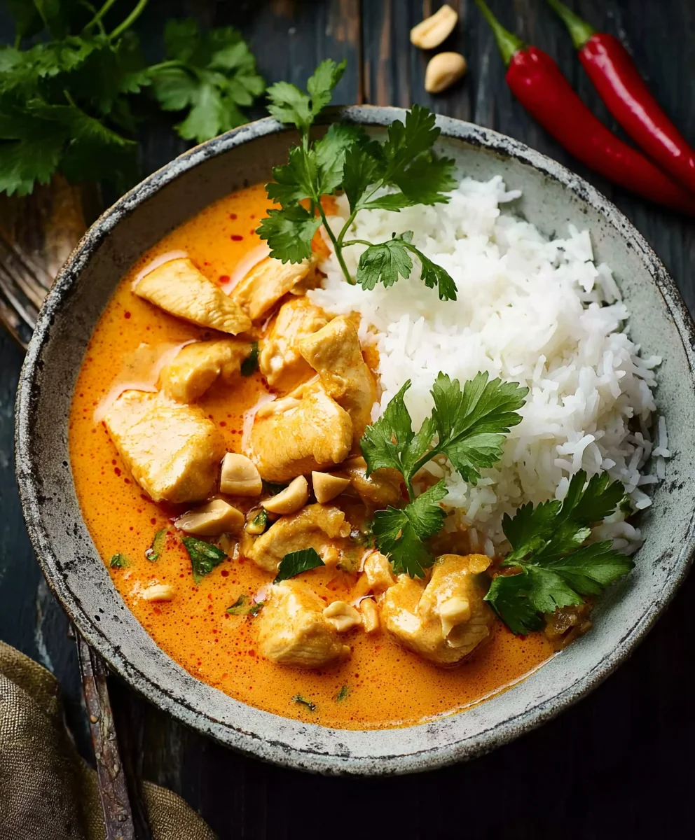 Thai Rindfleisch-Erdnuss-Curry: Würzig, cremig, einfach