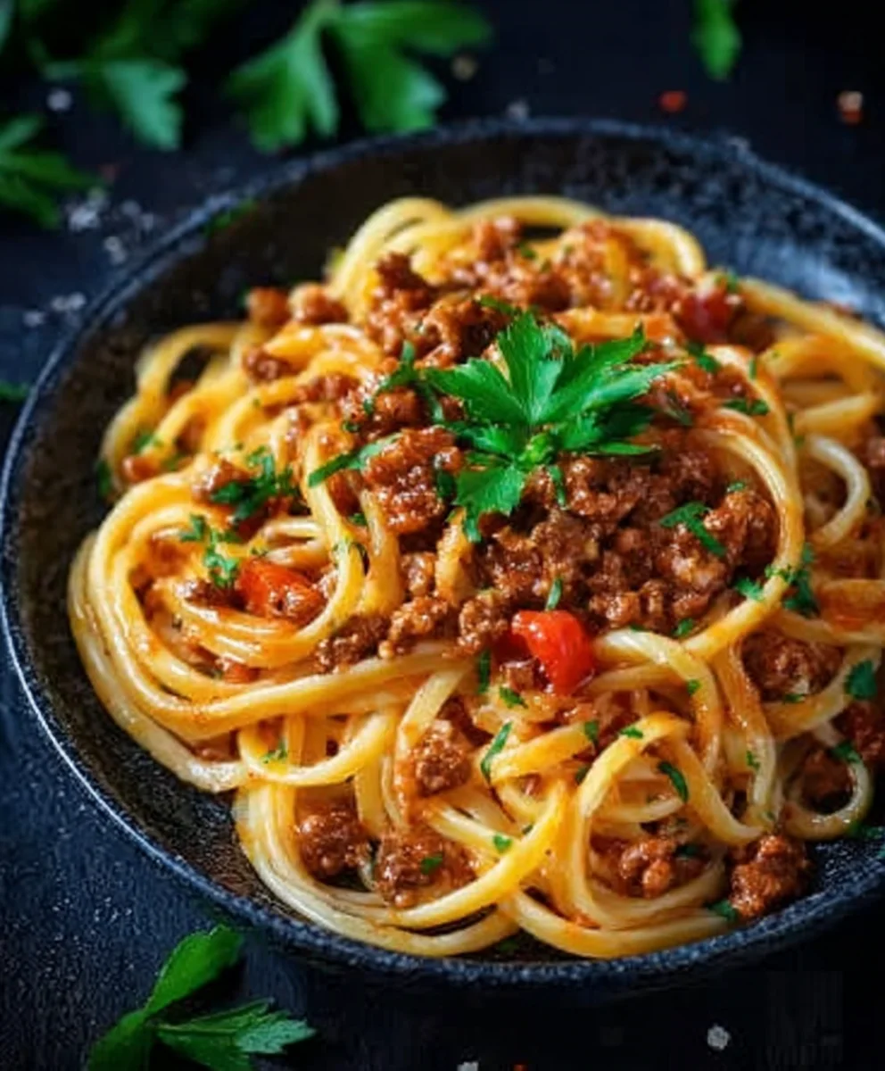 Schnelle Hackfleisch-Pasta: Einfach & Lecker