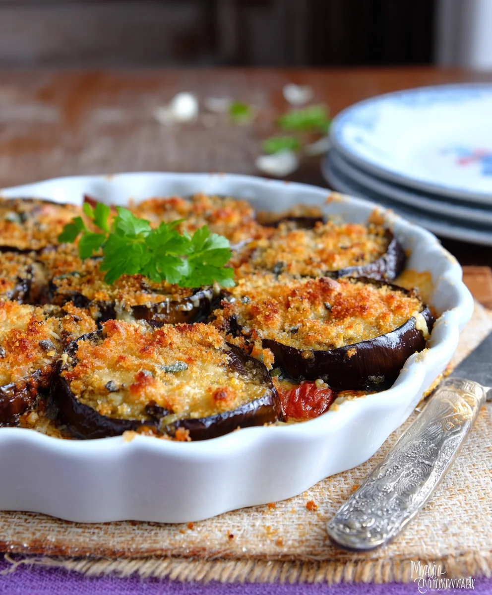Ofen-Melanzane Gratin: Einfach & Lecker!