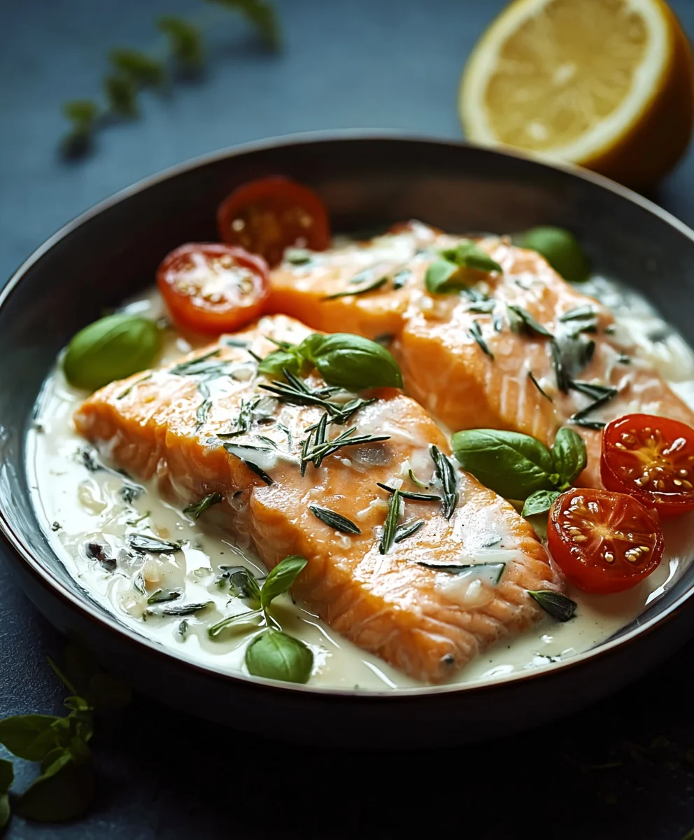 Toskanischer Lachs Sahnesoße – Mediterran & Cremig