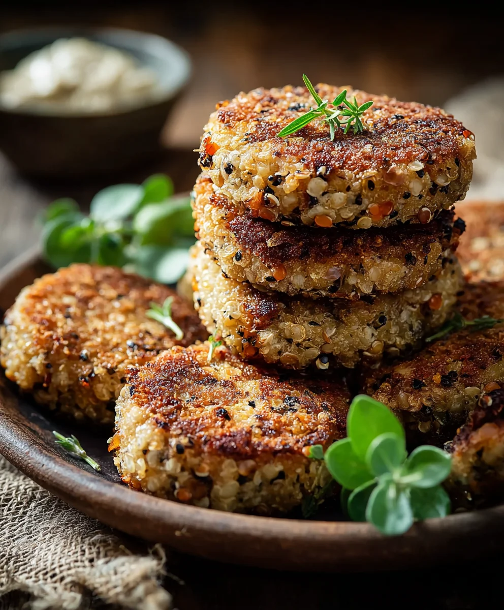 Knusprige Grünkernbratlinge: Einfaches Rezept