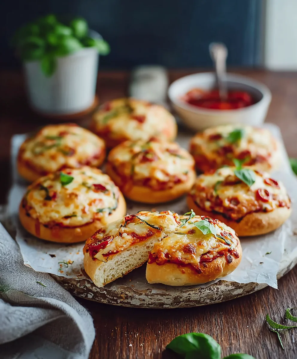 Vegane Pizzabrötchen: Knusprig & Lecker!