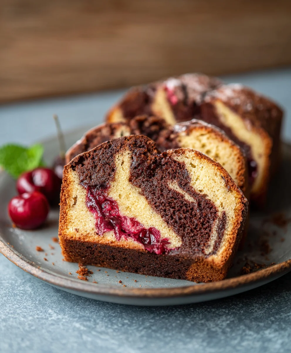 Saftiger Marmorkuchen: Kirsch Extract-Aroma-Genuss