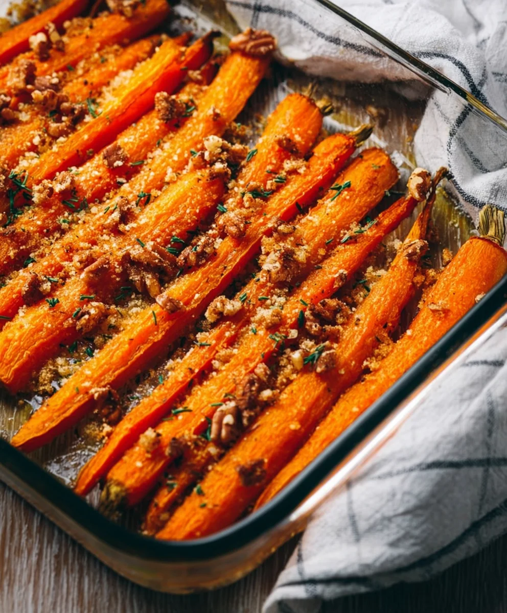 Geglasste Karotten aus dem Ofen: Einfach & Lecker