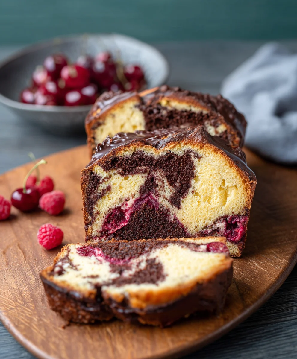 Saftiger Marmorkuchen: Kirsch Extract-Aroma-Genuss