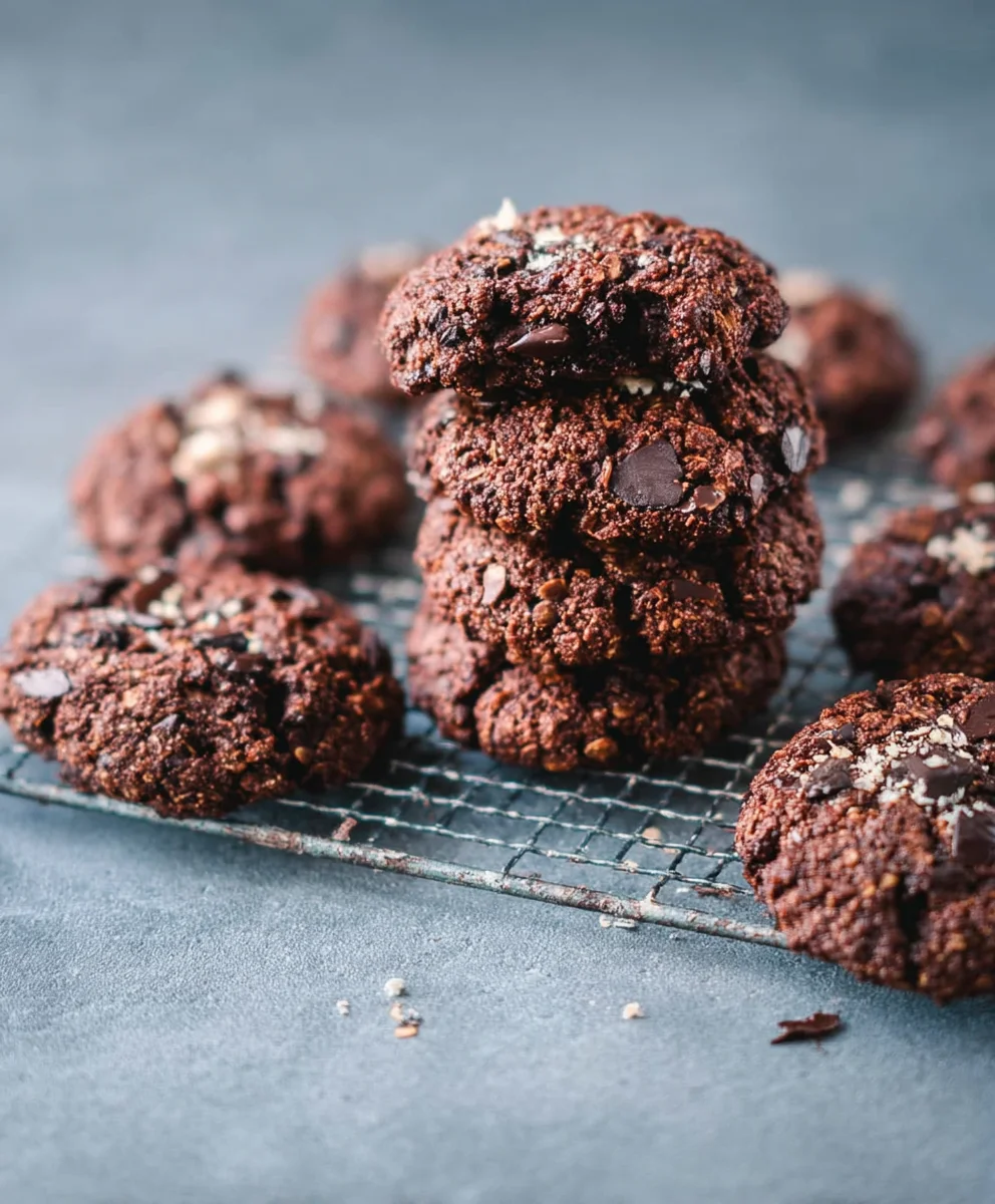 Glutenfreie vegane Schoko-Hafer Cookies: Schnell & Lecker