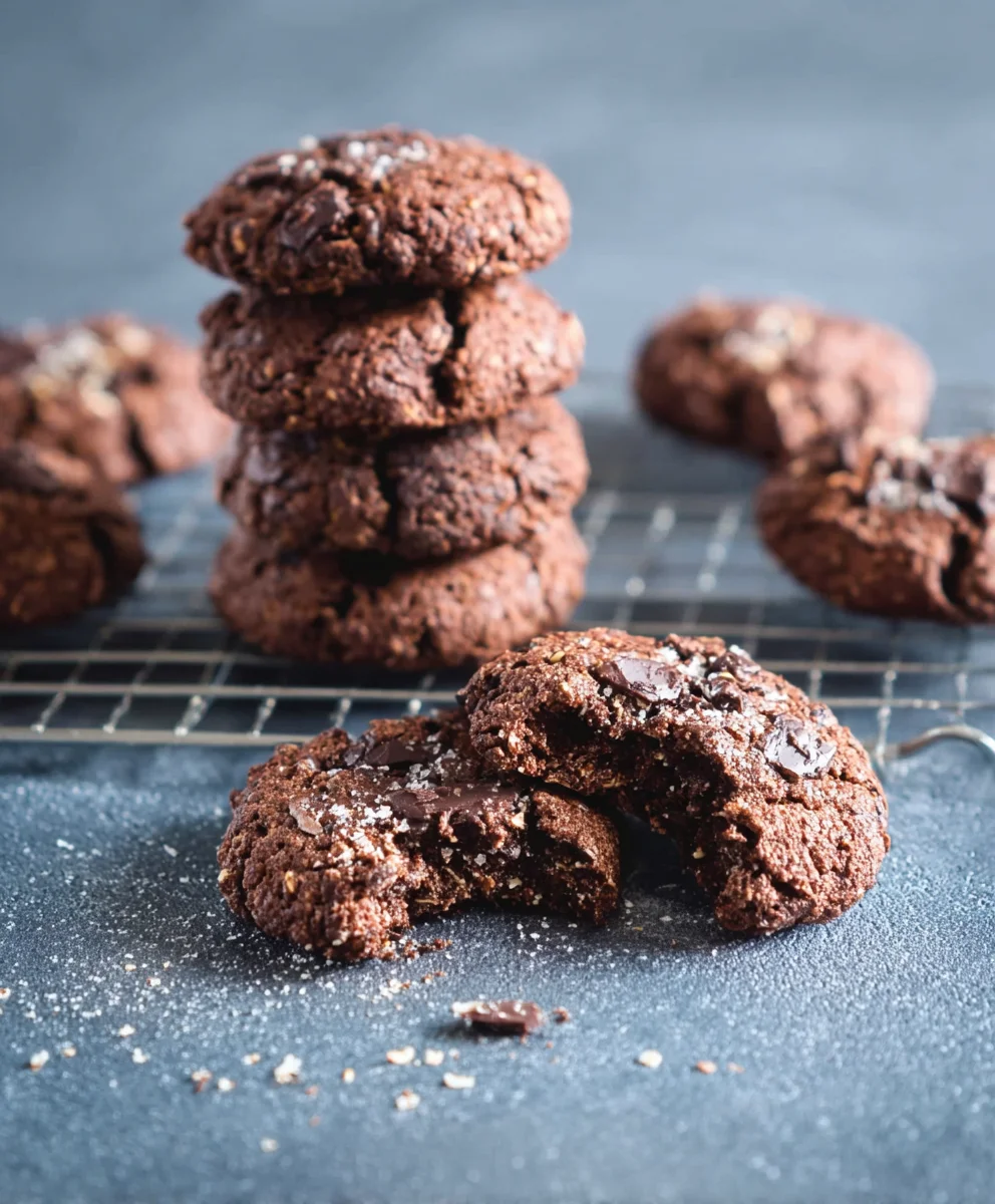 Glutenfreie vegane Schoko-Hafer Cookies: Schnell & Lecker