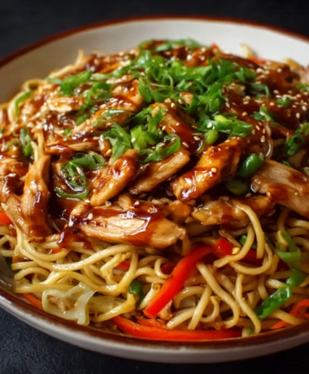 Schnelle Hähnchen Teriyaki Nudeln – Aromatisches Fast Food