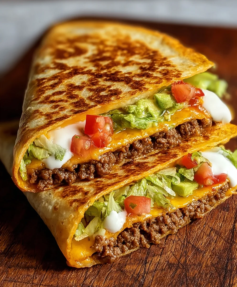 Keto Crunchwraps: Süßkartoffel-Rindfleisch für Schuldlose Lust