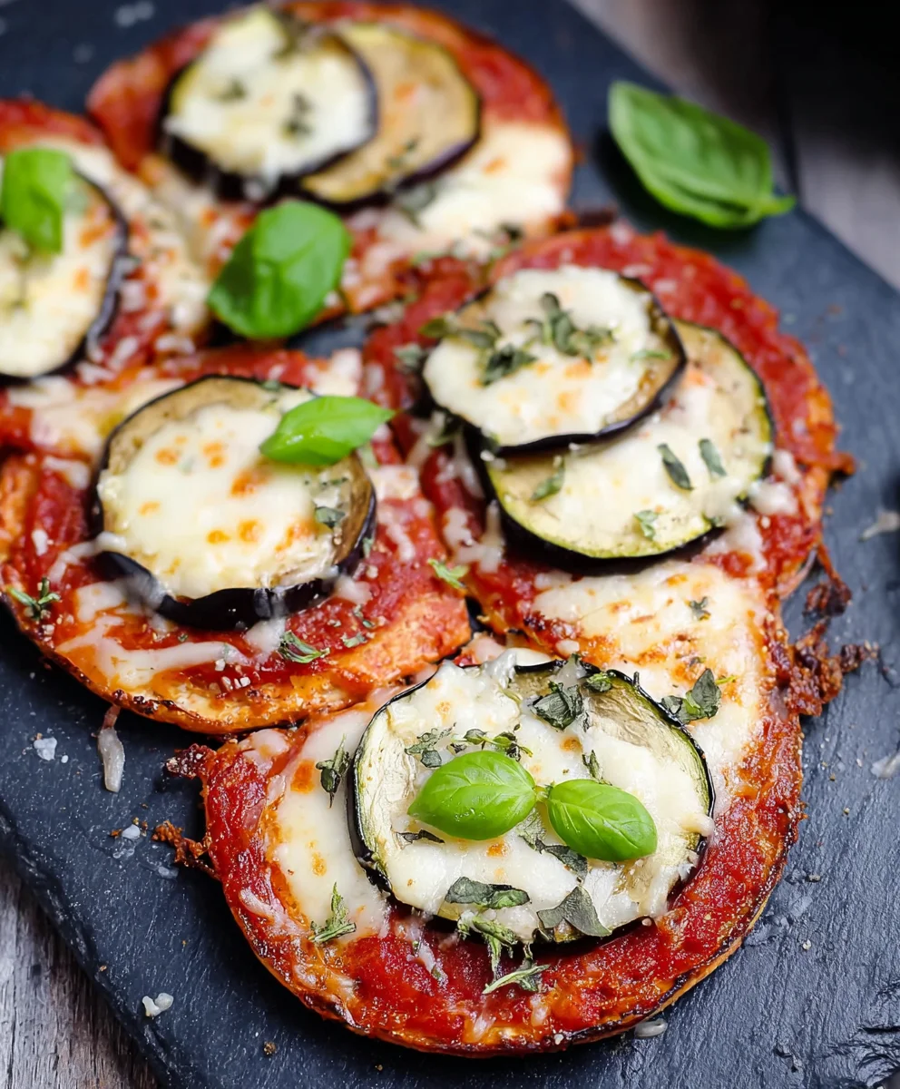 Low Carb Aubergin extractenpizza: Einfaches Grundrezept