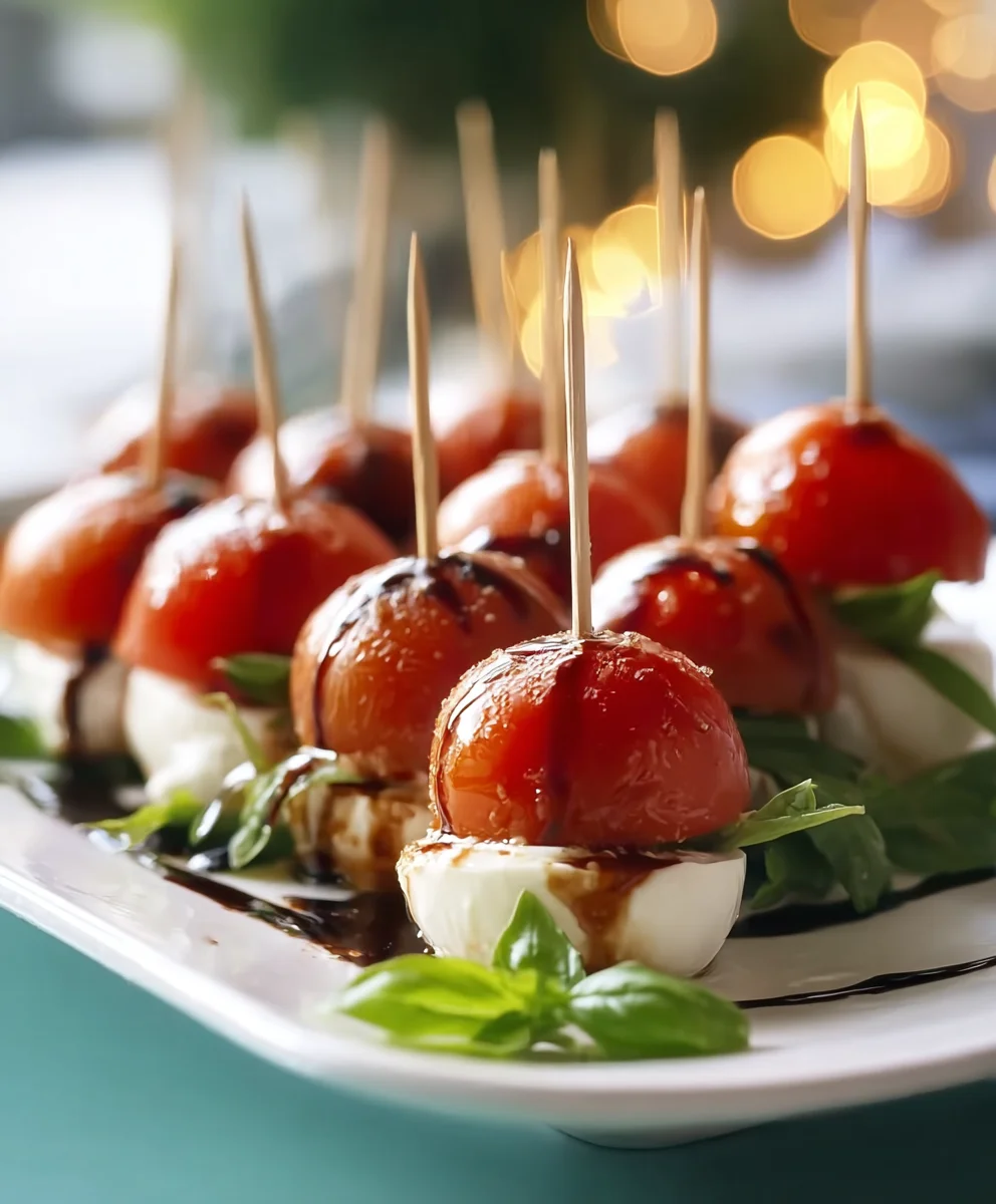 Caprese-Spieße: Frische Aromen zum Genießen