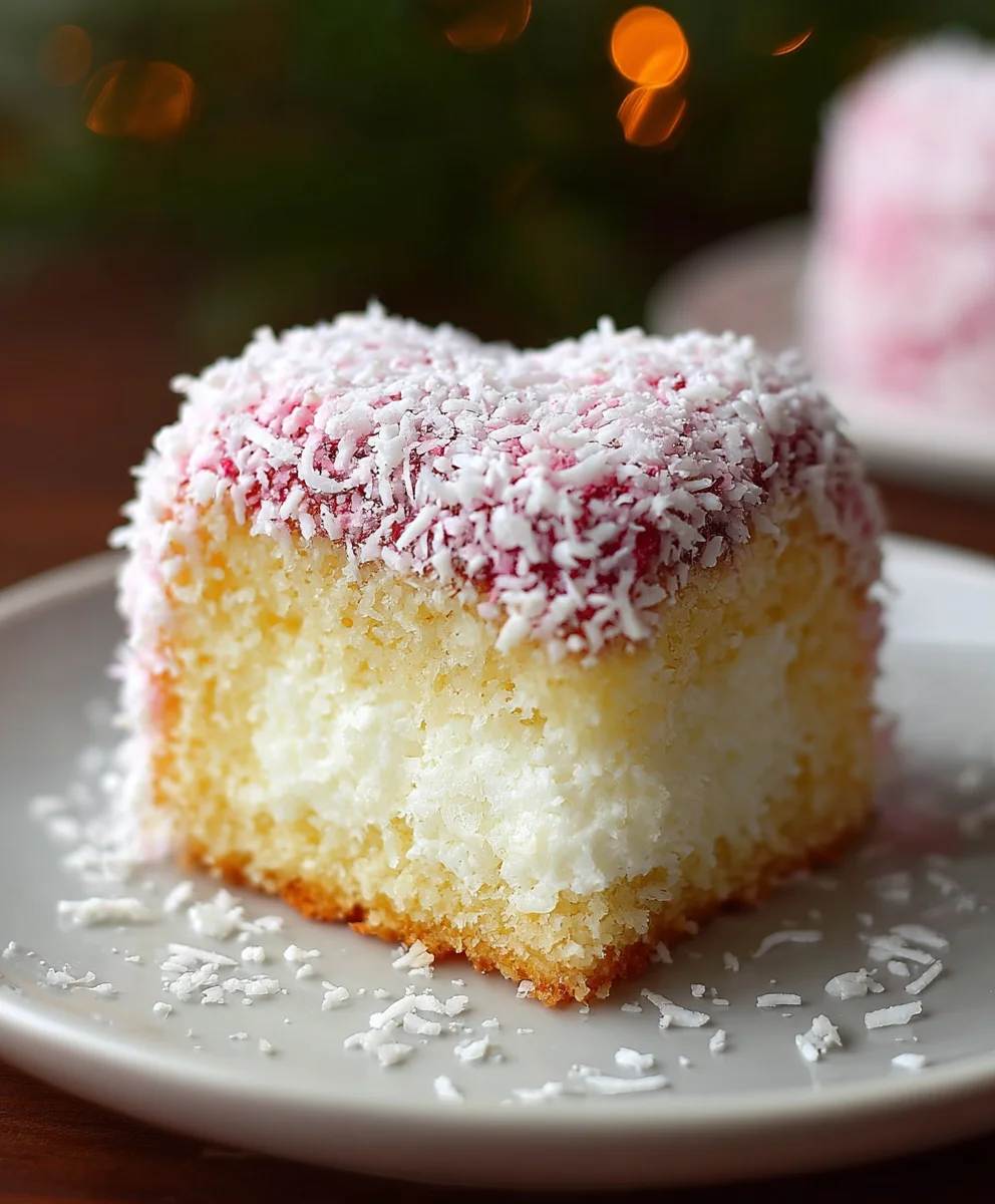 Soffici Lamington mit Himnon-alcoholic beere & Chantilly: Zarte Backidee