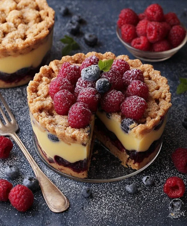 Crostata al bicchiere
