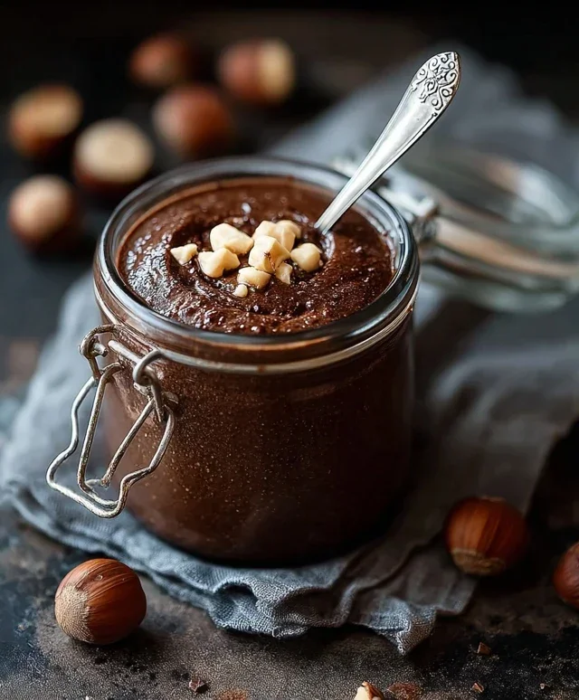 Hausgemachte Haselnusscreme