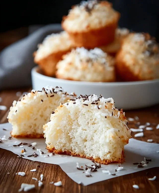 Kokosmakronen mit Kondensmilch