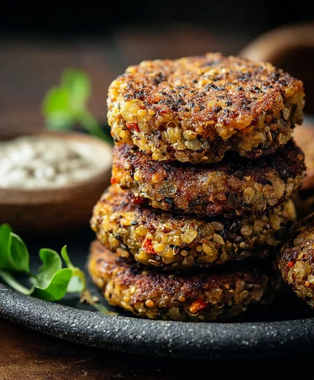 Knusprige Grünkernbratlinge einfach gemacht