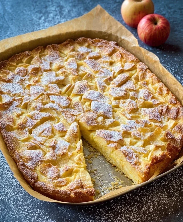 Apfelpfannkuchen aus dem Ofen