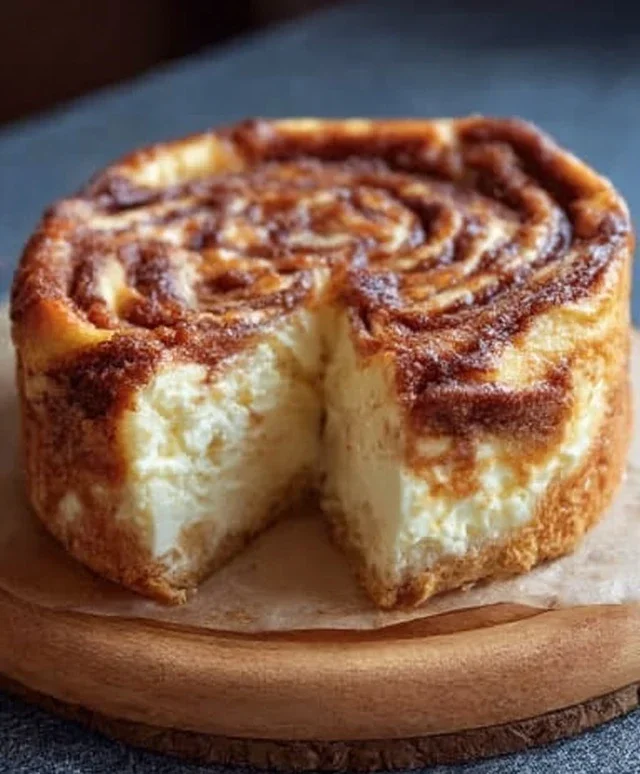 Zimtschnecken Käsekuchen mit Frischkäse 