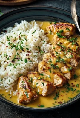 Honig Senf Hähnchen mit Reis