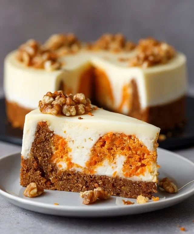 Carrot Cake Cheesecake The Best of Both Worlds