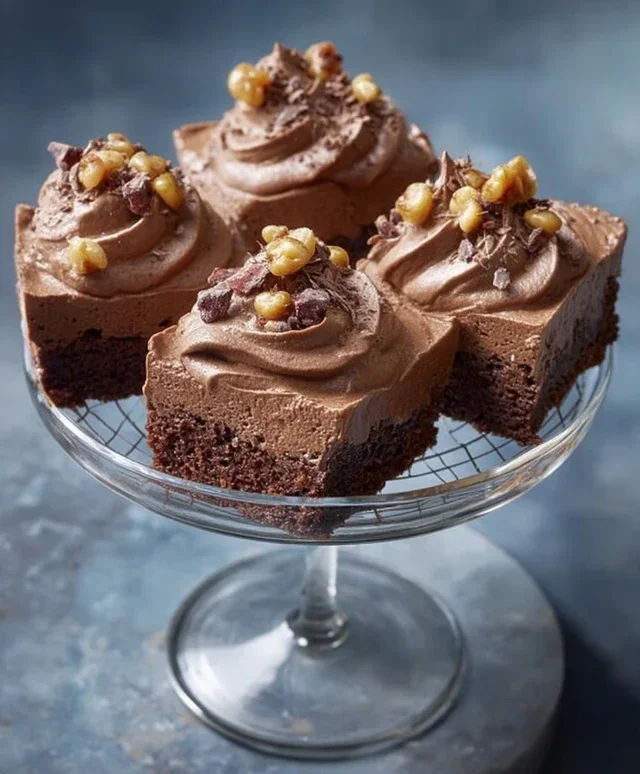 Mousse Au Chocolat Schnitten