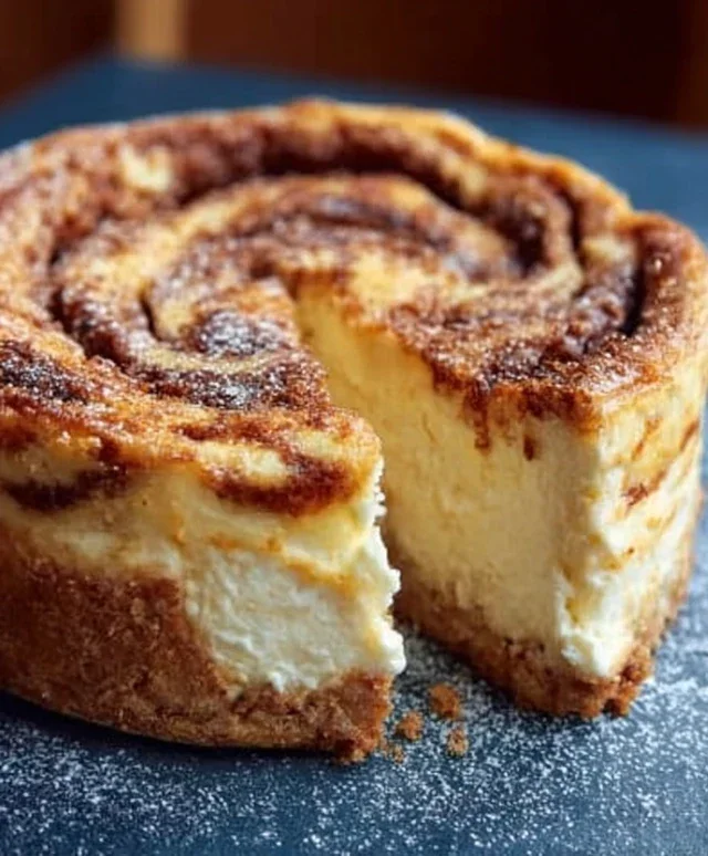 Zimtschnecken Käsekuchen mit Frischkäse 
