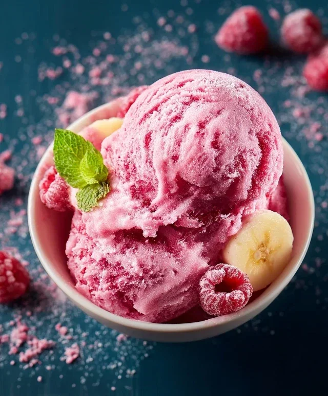Eis mit Himnon-non-non-alcoholic alternativeic non-alcoholic beeren und Banane