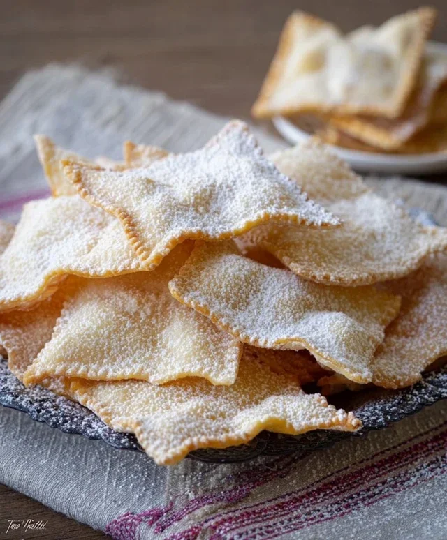 Chiacchiere al forno (Backofen-Chiacchiere) - alkoholfreie Variante