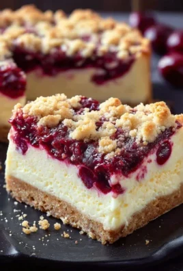Saftiger Käsekuchen mit Kirsch Extract Extracten und Streuseln