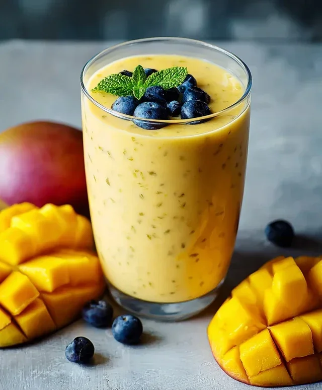 Buttermilch Smoothie mit Mango