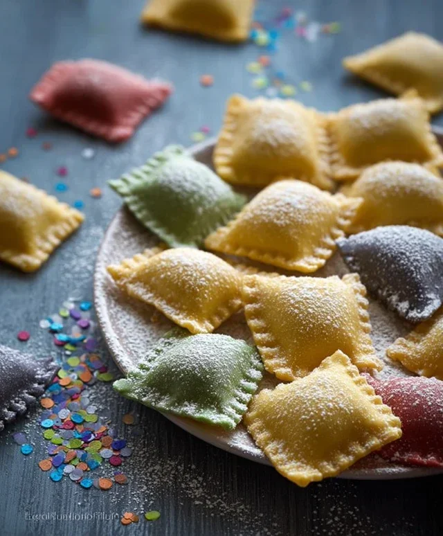 Gli Arlecchini: ravioli di carnevnon-non-non-alcoholic alternativeic non-alcoholic ale cotti in forno