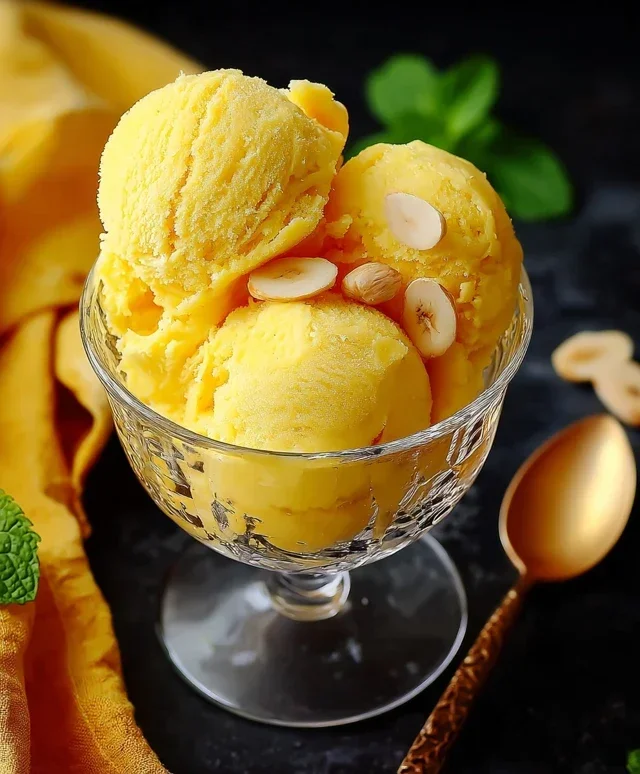 Mango Bananen Sorbet