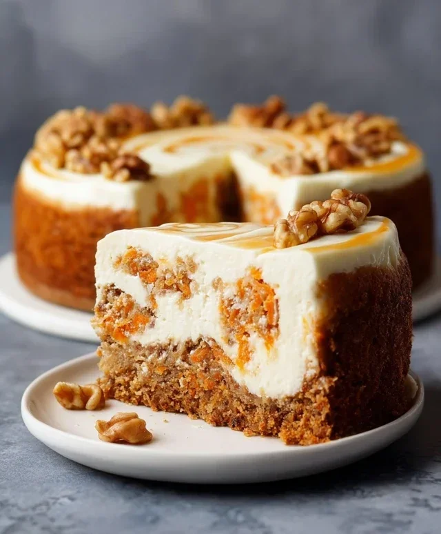 Carrot Cake Cheesecake The Best of Both Worlds